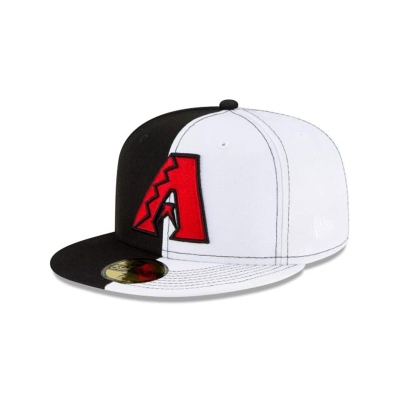 Arizona Diamondbacks Gorra | New Era MLB Split Crown 59fifty Fitted Cap Mexico - Negros